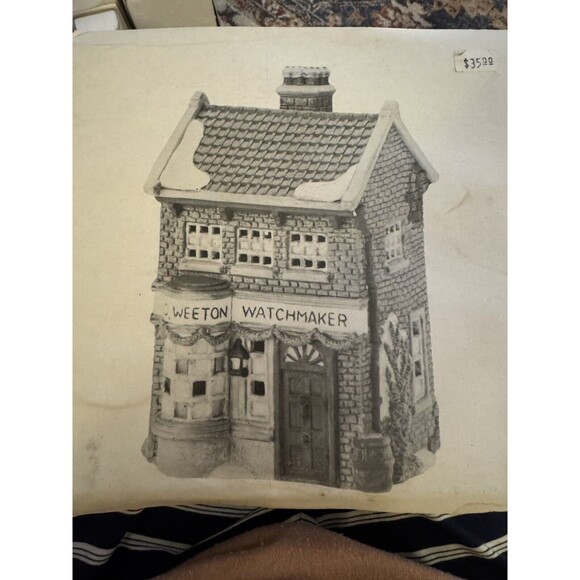 Vintage 1988 The Heritage Village Collection Dept 56 "Geo Weeton Watchmaker" . - Picture 2 of 10